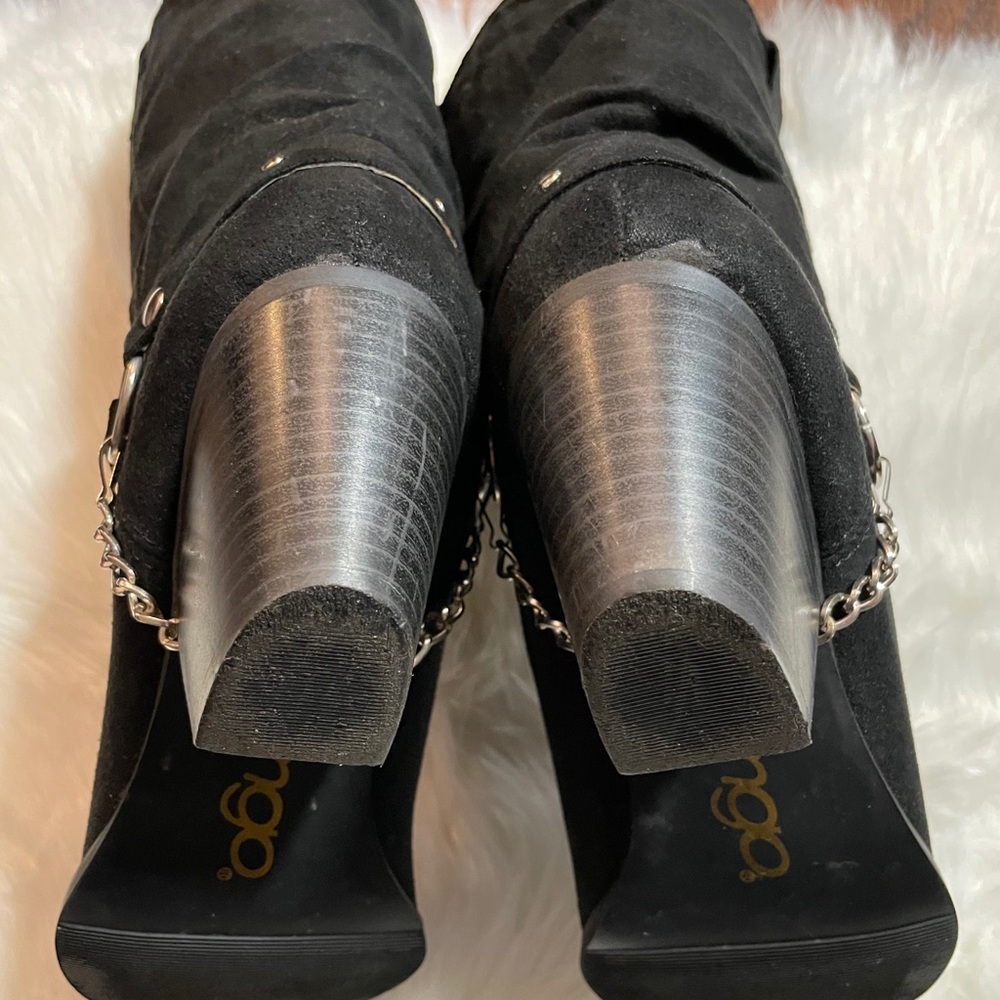 Dingo Women’s Black Rhinestone Cowboy Boots 10M - Picture 9 of 16